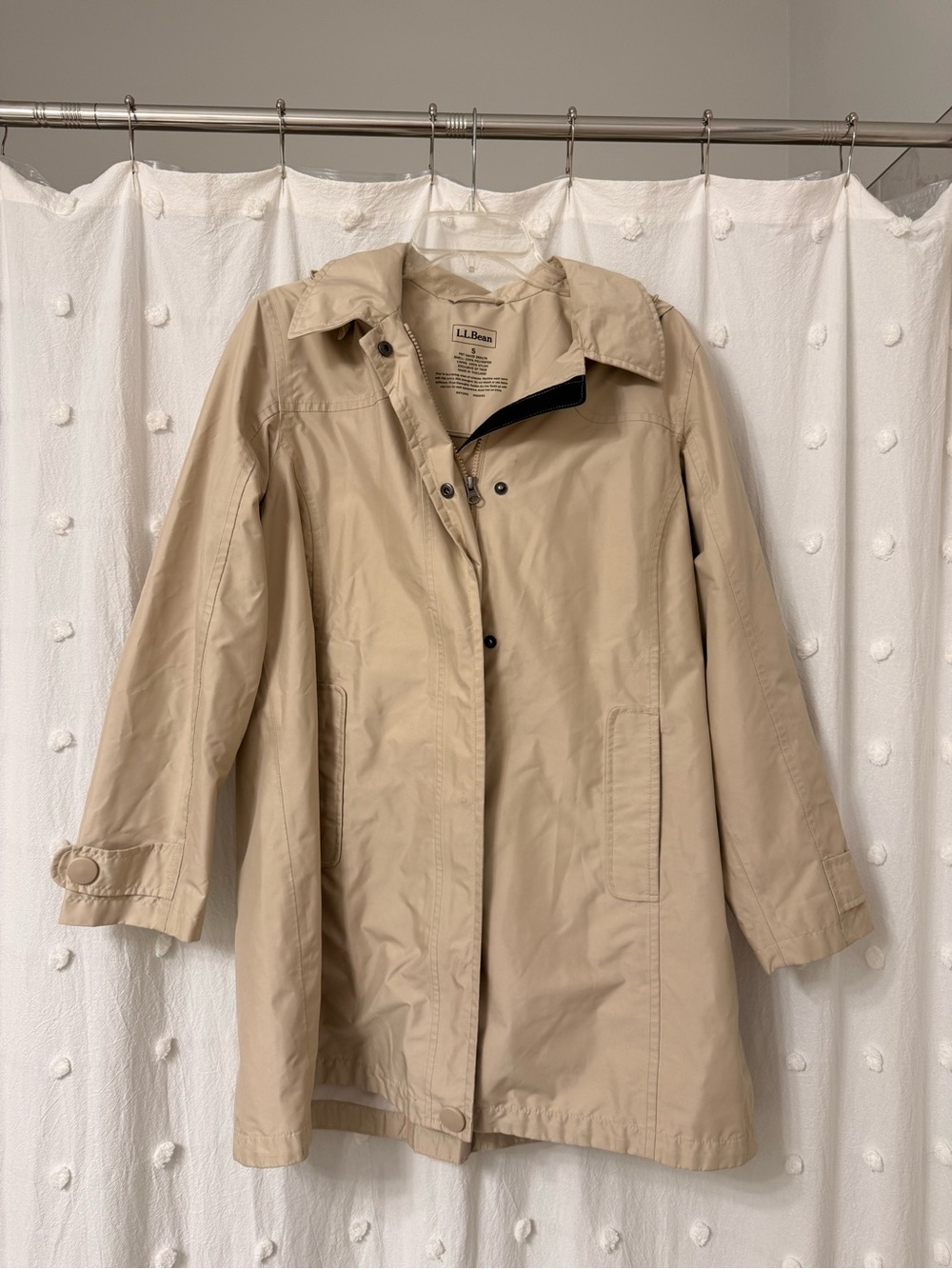 L.L. Bean Women's Beige Trench Coat